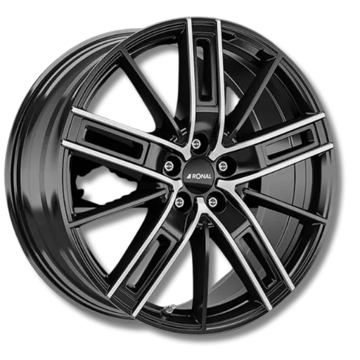 Ronal Ronal - R67 jetblack-frontkopiert