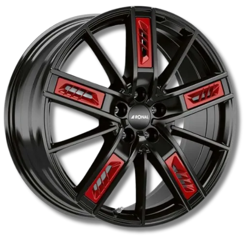 Ronal Ronal - R67 Red Left jetblack