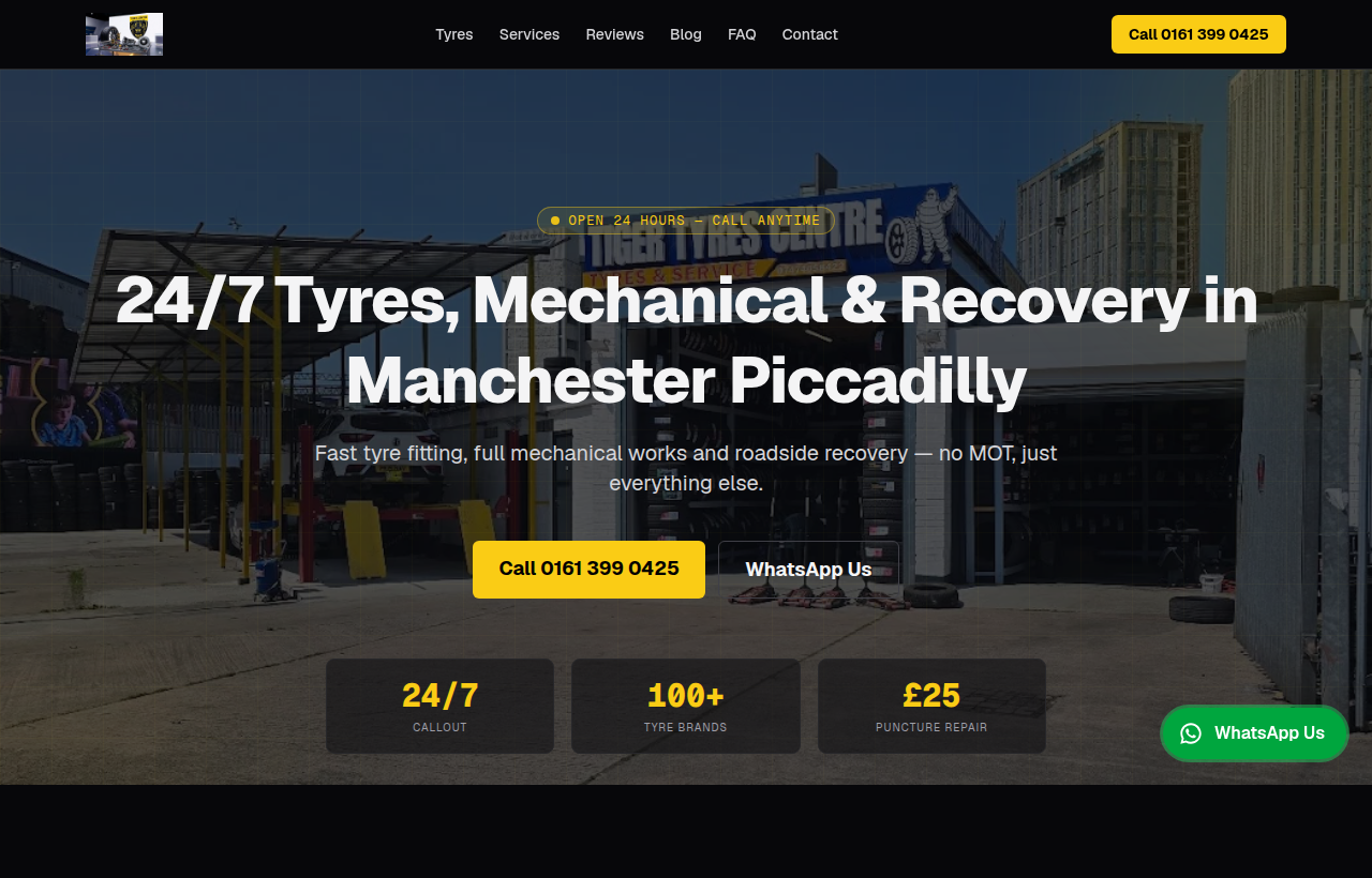 Tiger Tyre Centre storefront